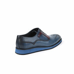 Otto Dress Shoe // Dark Blue + Bordeaux (Euro: 40)