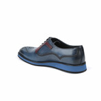Otto Dress Shoe // Dark Blue + Bordeaux (Euro: 40)