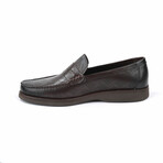 Charlie Textured Loafers // Brown (Euro: 45)