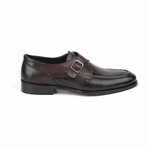 Tristian Cross Buckle Dress Shoe // Brown (Euro: 41)