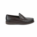 Charlie Textured Loafers // Brown (Euro: 45)
