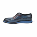 Otto Dress Shoe // Dark Blue + Bordeaux (Euro: 40)