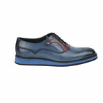 Otto Dress Shoe // Dark Blue + Bordeaux (Euro: 40)
