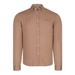 Placket Detail Button-Up // Camel (S)