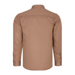 Placket Detail Button-Up // Camel (S)