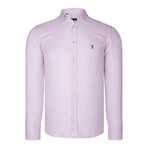 Single Pocket Button-Up Shirt // Pink (Small)