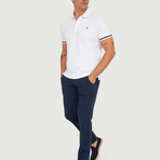 Belgium Short Sleeve Polo Shirt // White (S)