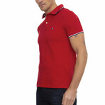 Amsterdam Short Sleeve Polo Shirt // Red (S)