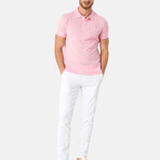 Wheaton Short Sleeve Polo Shirt // Pink (S)