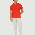 Belgium Short Sleeve Polo Shirt // Bright Red (S)