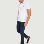 Belgium Short Sleeve Polo Shirt // White (S)