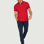 Belgium Short Sleeve Polo Shirt // Red Rouge (S)