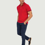 Belgium Short Sleeve Polo Shirt // Red Rouge (S)
