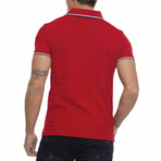 Amsterdam Short Sleeve Polo Shirt // Red (S)