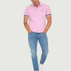 Belgium Short Sleeve Polo Shirt // Pink (S)