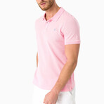 Wheaton Short Sleeve Polo Shirt // Pink (S)
