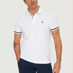 Belgium Short Sleeve Polo Shirt // White (S)