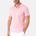 Wheaton Short Sleeve Polo Shirt // Pink (S)