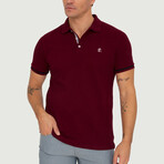 Belgium Short Sleeve Polo Shirt // Bordeaux (S)