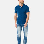 Wheaton Short Sleeve Polo Shirt // Royal Blue (S)