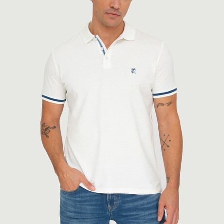 Belgium Short Sleeve Polo Shirt // Off White (S)