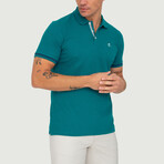 Belgium Short Sleeve Polo Shirt // Teal (S)