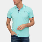 Amsterdam Short Sleeve Polo Shirt // Ice Blue (S)