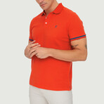 Belgium Short Sleeve Polo Shirt // Bright Red (S)