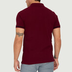 Belgium Short Sleeve Polo Shirt // Bordeaux (S)