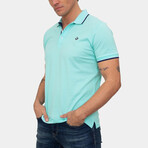 Amsterdam Short Sleeve Polo Shirt // Ice Blue (S)
