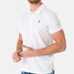 Wheaton Short Sleeve Polo Shirt // White (S)