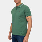 Amsterdam Short Sleeve Polo Shirt // Crepe Green (XL)