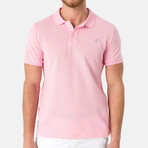 Wheaton Short Sleeve Polo Shirt // Pink (S)