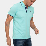 Amsterdam Short Sleeve Polo Shirt // Ice Blue (S)