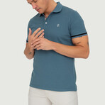 Belgium Short Sleeve Polo Shirt // Indigo (S)