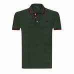Amsterdam Short Sleeve Polo Shirt // Deep Green (S)