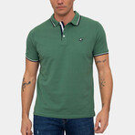 Amsterdam Short Sleeve Polo Shirt // Crepe Green (XL)