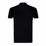 Wheaton Short Sleeve Polo Shirt // Black (S)