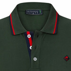 Amsterdam Short Sleeve Polo Shirt // Deep Green (S)