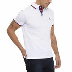 Amsterdam Short Sleeve Polo Shirt // White (S)