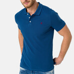 Wheaton Short Sleeve Polo Shirt // Royal Blue (S)