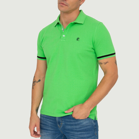 Belgium Short Sleeve Polo Shirt // Neon Green (S)