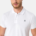 Wheaton Short Sleeve Polo Shirt // White (S)
