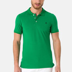 Wheaton Short Sleeve Polo Shirt // Green (S)