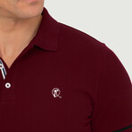 Belgium Short Sleeve Polo Shirt // Bordeaux (S)