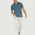 Belgium Short Sleeve Polo Shirt // Indigo (S)