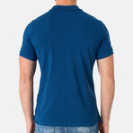 Wheaton Short Sleeve Polo Shirt // Royal Blue (S)
