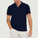Belgium Short Sleeve Polo Shirt // Navy (S)