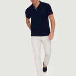 Belgium Short Sleeve Polo Shirt // Navy (S)