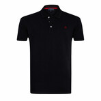 Wheaton Short Sleeve Polo Shirt // Black (S)